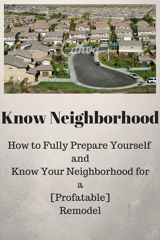 Know your neighborhood